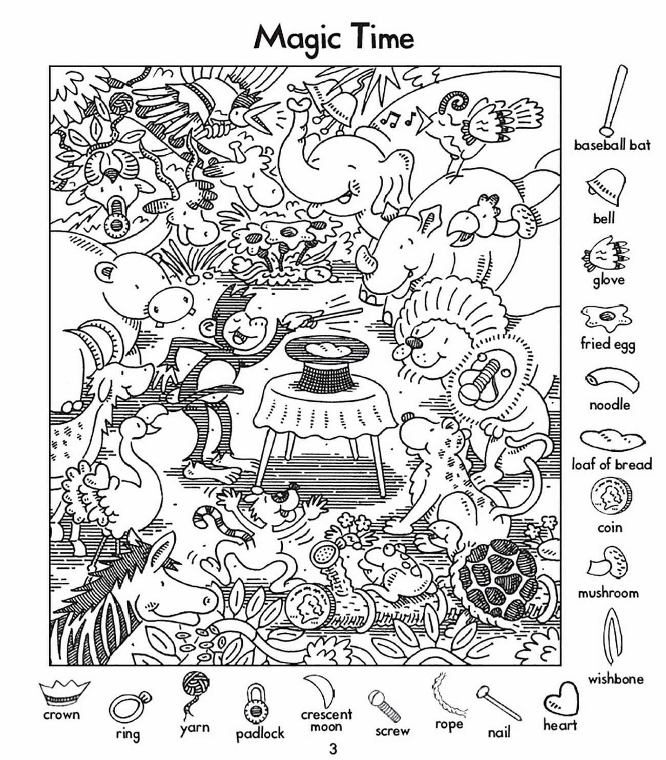 Highlights Hidden Pictures Printable | 123 Worksheets regarding Free Printable Hidden Pictures Pdf