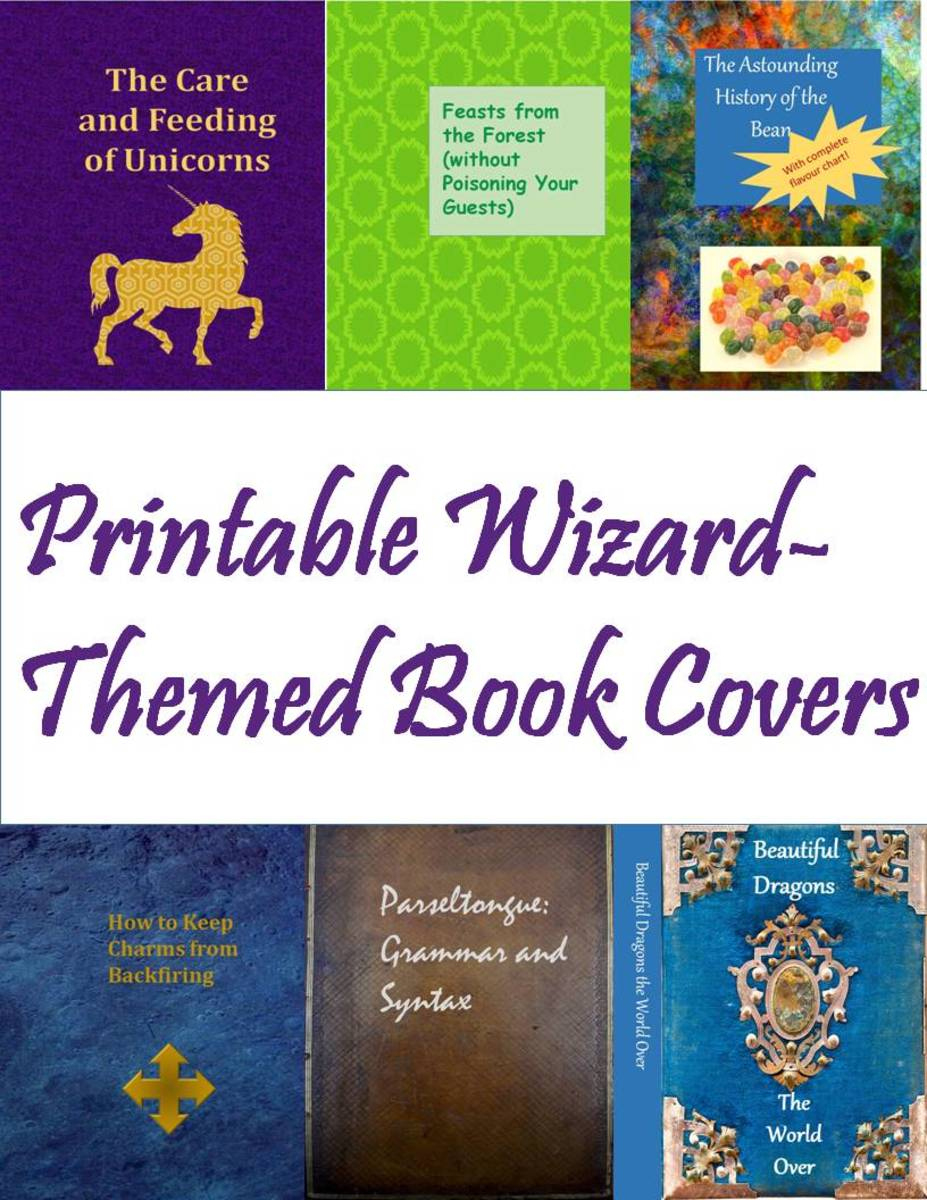 How To Make A Harry Potter Library: Printable Book Covers - Hubpages throughout Free Printable Harry Potter Book Covers