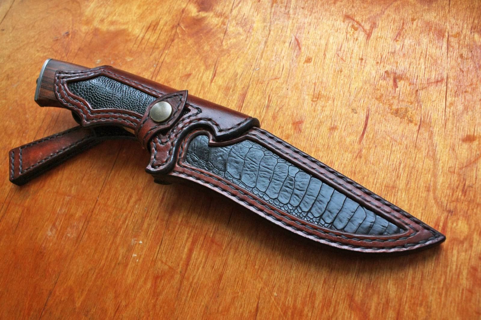 How To Make A Knife Sheath: Step-By-Step Guide. throughout Printable Leather Knife Sheath Patterns
