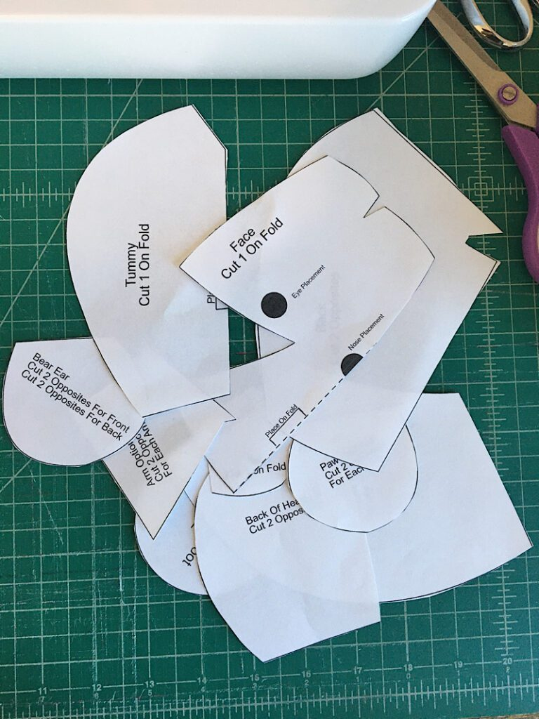 How To Make A Memory Bear {Free Pdf Pattern} throughout Free Memory Bear Printable Pattern