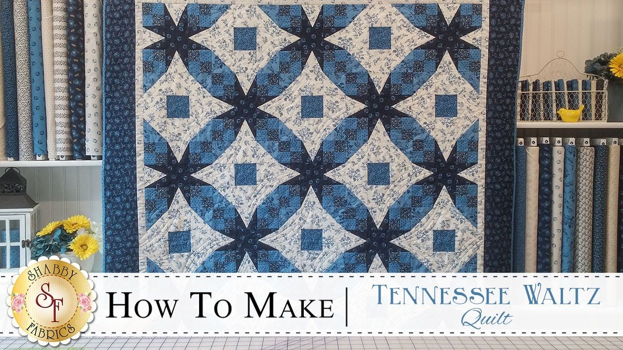 How To Make A Tennessee Waltz Quilt | With Jennifer Bosworth Of Shabby F | Tennessee Waltz, Shabby Fabrics, Quilting Tutorials for Free Printable Tennessee Waltz Quilt Pattern