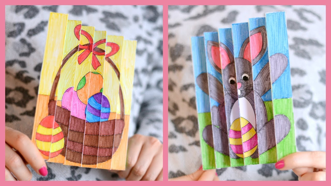 How To Make Easter Agamograph - Fun Paper Craft Idea For Kids with Agamograph Free Printable