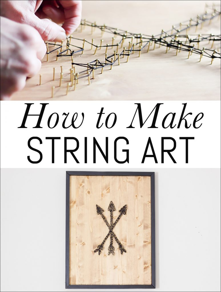 How To Make String Art {Diy Arrow Art} - Erin Spain in 30 Free Printable String Art Patterns