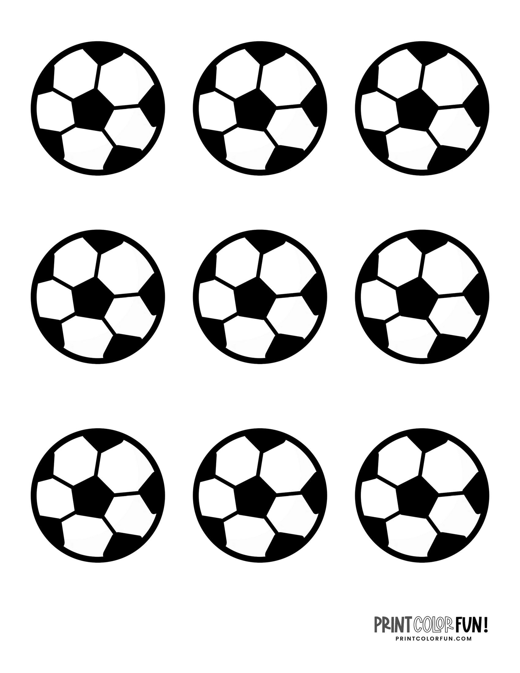 How To Shoot A Soccer Ball For Kids &amp;amp; Beginners with Free Printable Soccer Ball Stencil