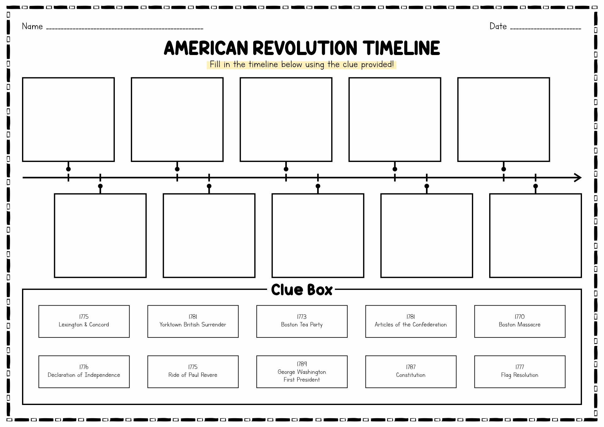 How To Teach American History With A Timeline - Happy Homeschool pertaining to Free Printable Timeline Of Us History