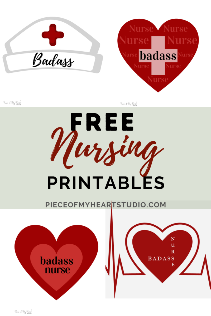 International Nurses Week - Piece Of My Heart Studio within Free Nurses Week Printables