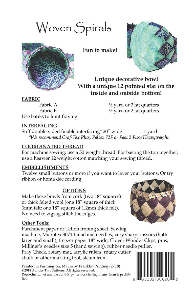 Inventory Reduction - Woven Spirals Basket Sewing Pattern From regarding Woven Spiral Basket Pattern Free Printable