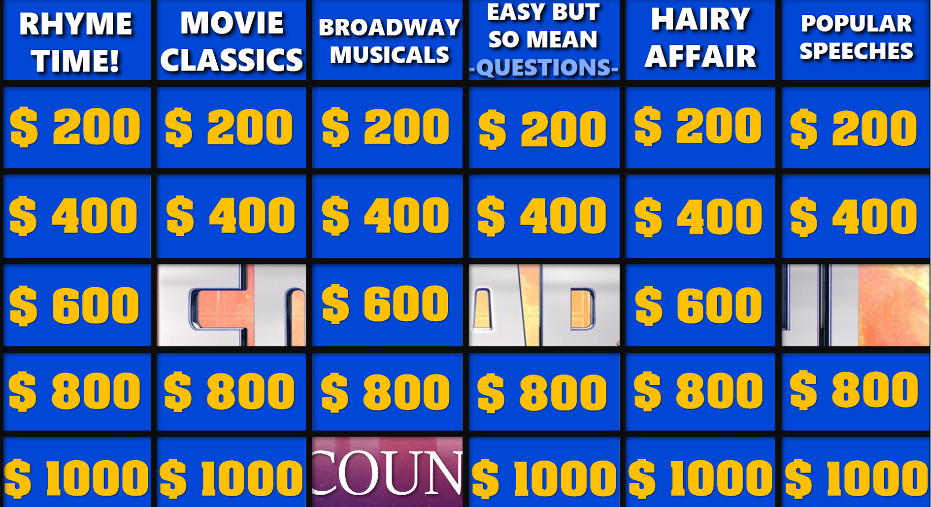 Jeopardy! Game Template For Powerpoint (2022) | Slidelizard® with Free Printable Jeopardy Game