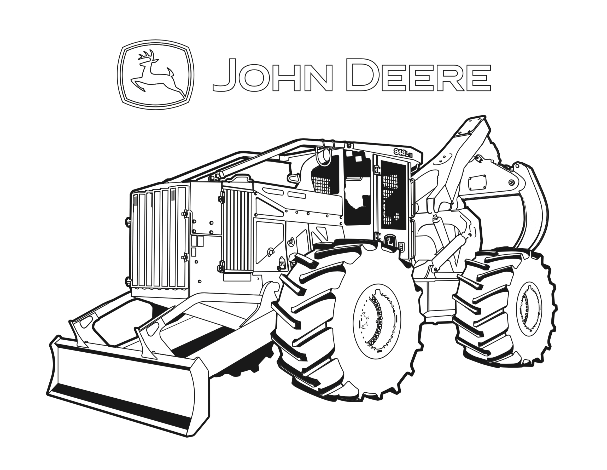 John Deere Kids Coloring Pages | Riesterer &amp;amp; Schnell for Free John Deere Printables