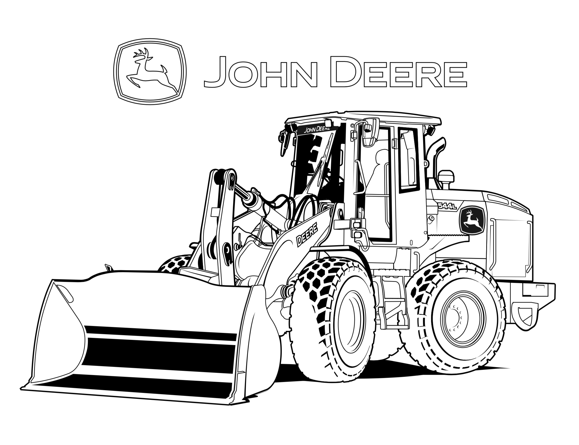 John Deere Kids Coloring Pages | Riesterer &amp;amp; Schnell for Free John Deere Printables
