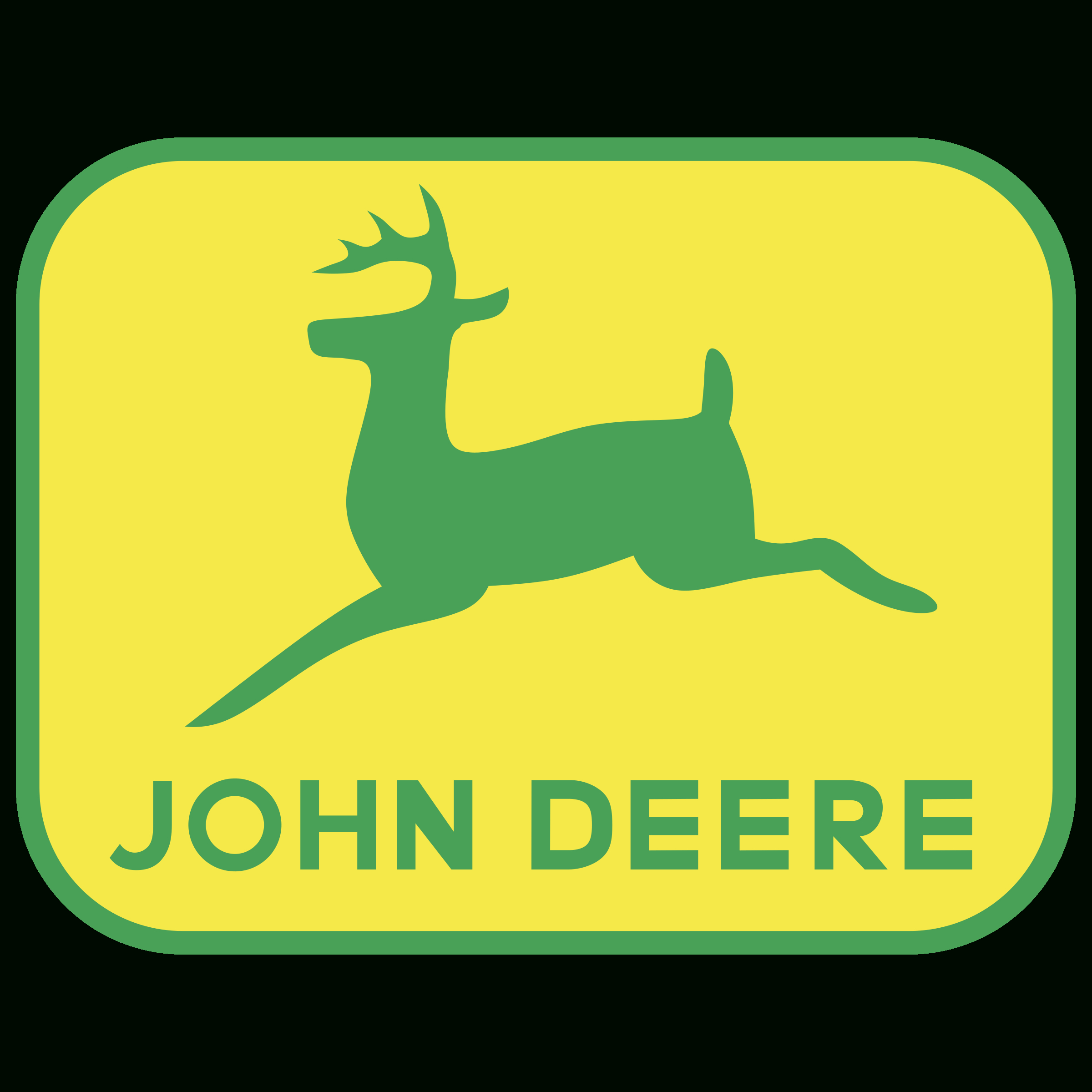 John Deere Logo Png Transparent &amp;amp; Svg Vector - Freebie Supply throughout Free Printable John Deere Logos
