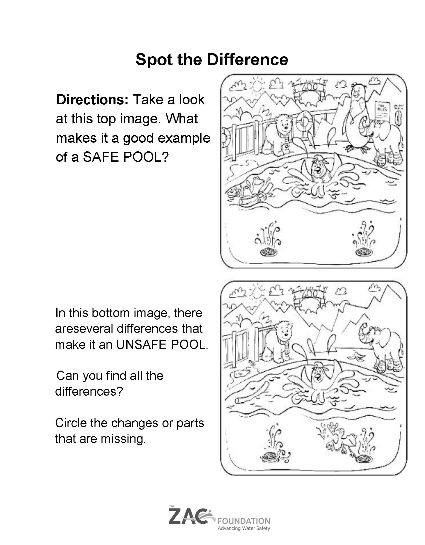 Kids Water Safety, Drowning Prevention, And Pool Advice intended for Free Printable Summer Safety Worksheets