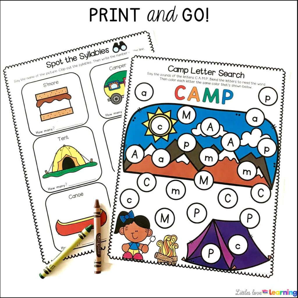 Kindergarten &amp;amp; Preschool Circle Time Printables (No Prep) for Free Circle Time Printables
