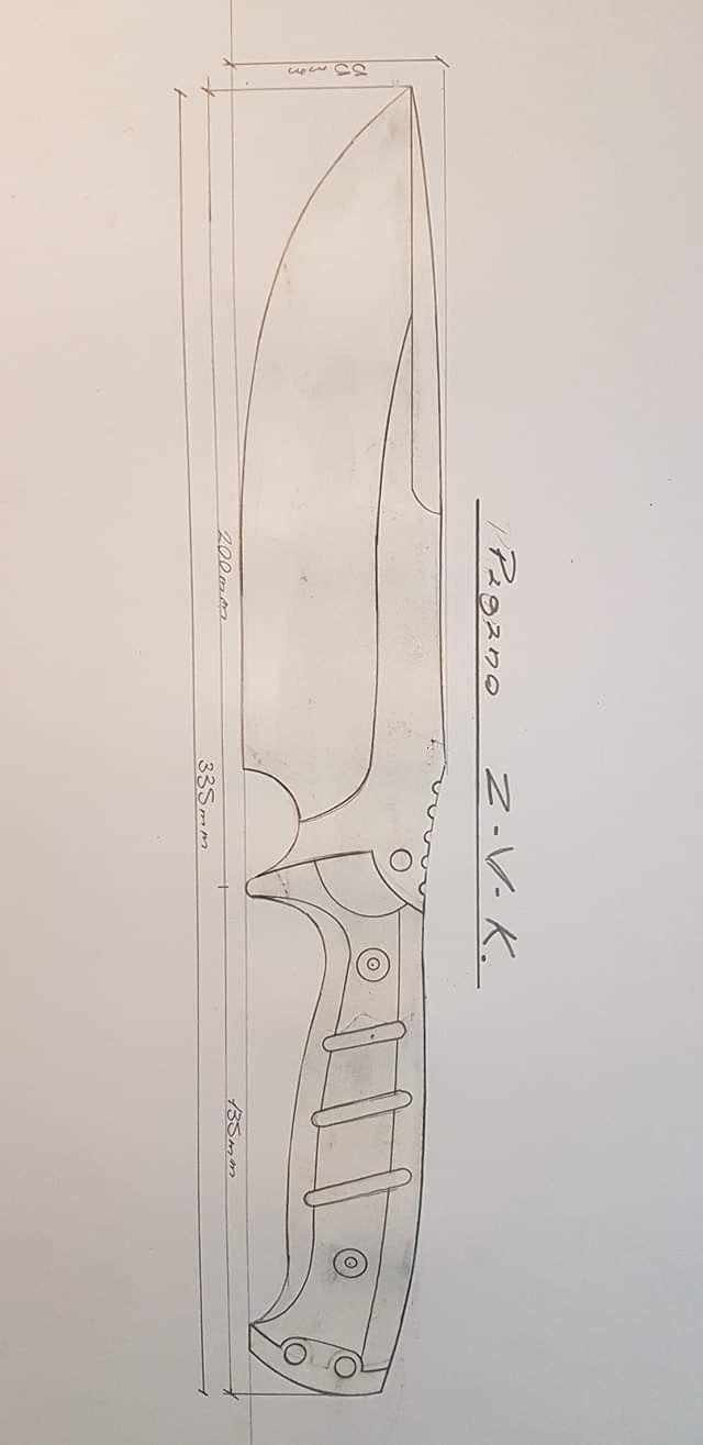 Knife Patterns And Grinding Jig inside Printable Bowie Knife Patterns
