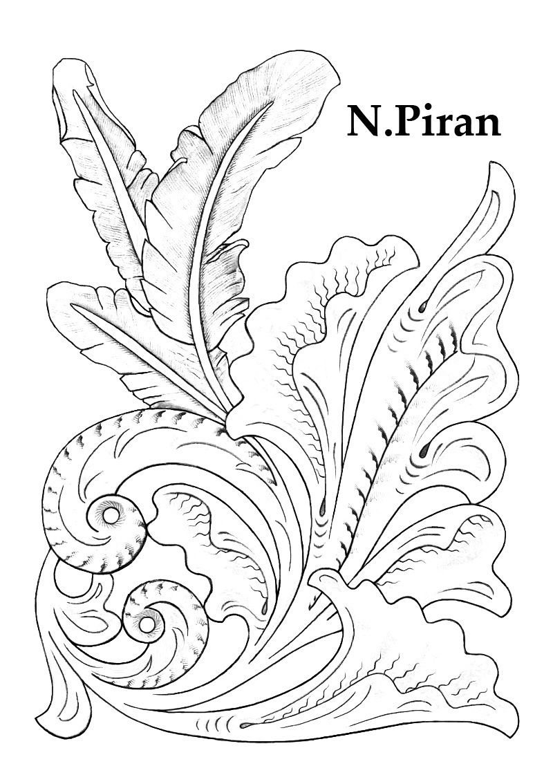 Leather Tooling Patterns Printable pertaining to Beginner Free Printable Leather Tooling Patterns