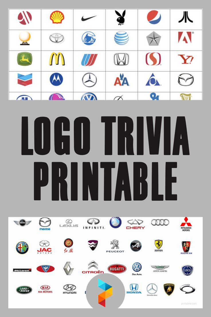 Logo Trivia Printable with Free Printable Logo Games