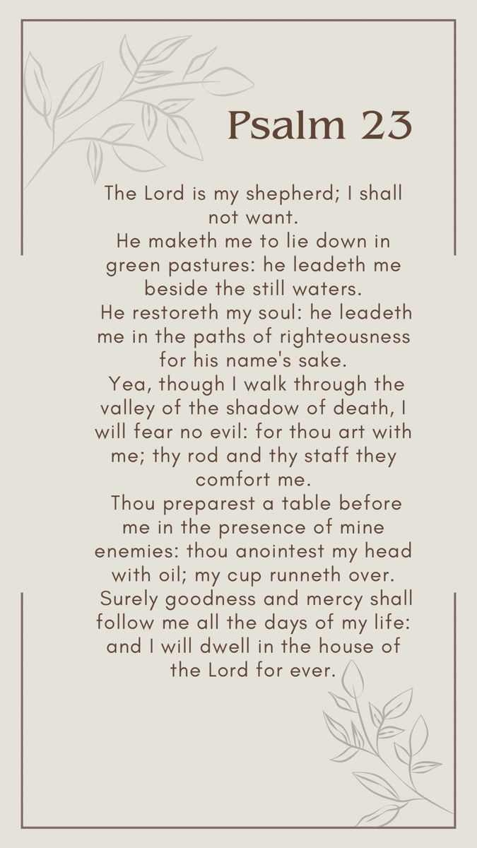 Lord Is My Shepherd intended for The Lord Is My Shepherd Free Printable
