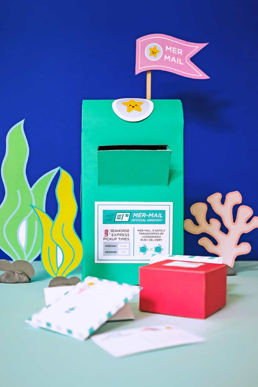 Make A Mini Mermaid Mailbox And Mer-Mail - Hello, Wonderful regarding The Mailbox Companion Free Printables