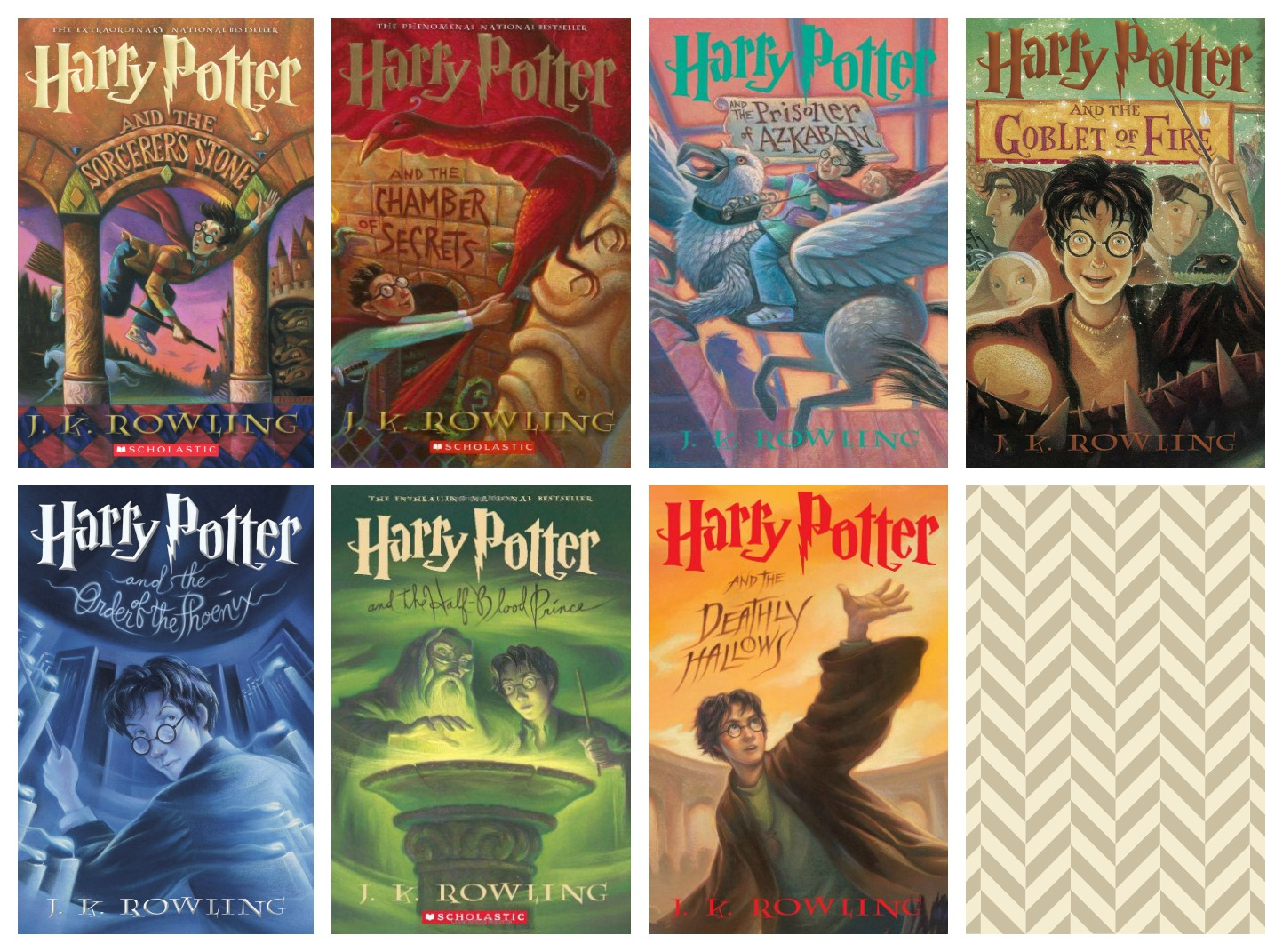 Many Covers Monday - All The Harry Potter Series intended for Free Printable Harry Potter Book Covers