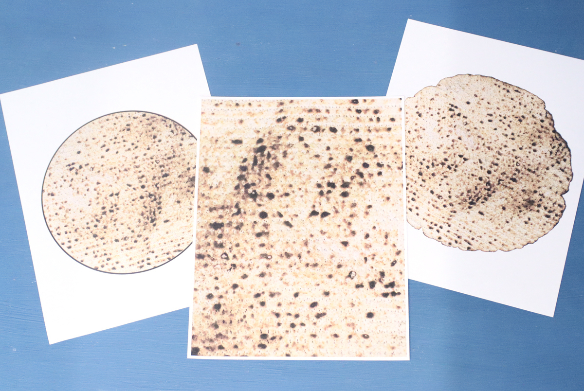 Matzah Print Paper - Free Printables! - Jewish Moms &amp;amp; Crafters with Free Printable Matzah Paper