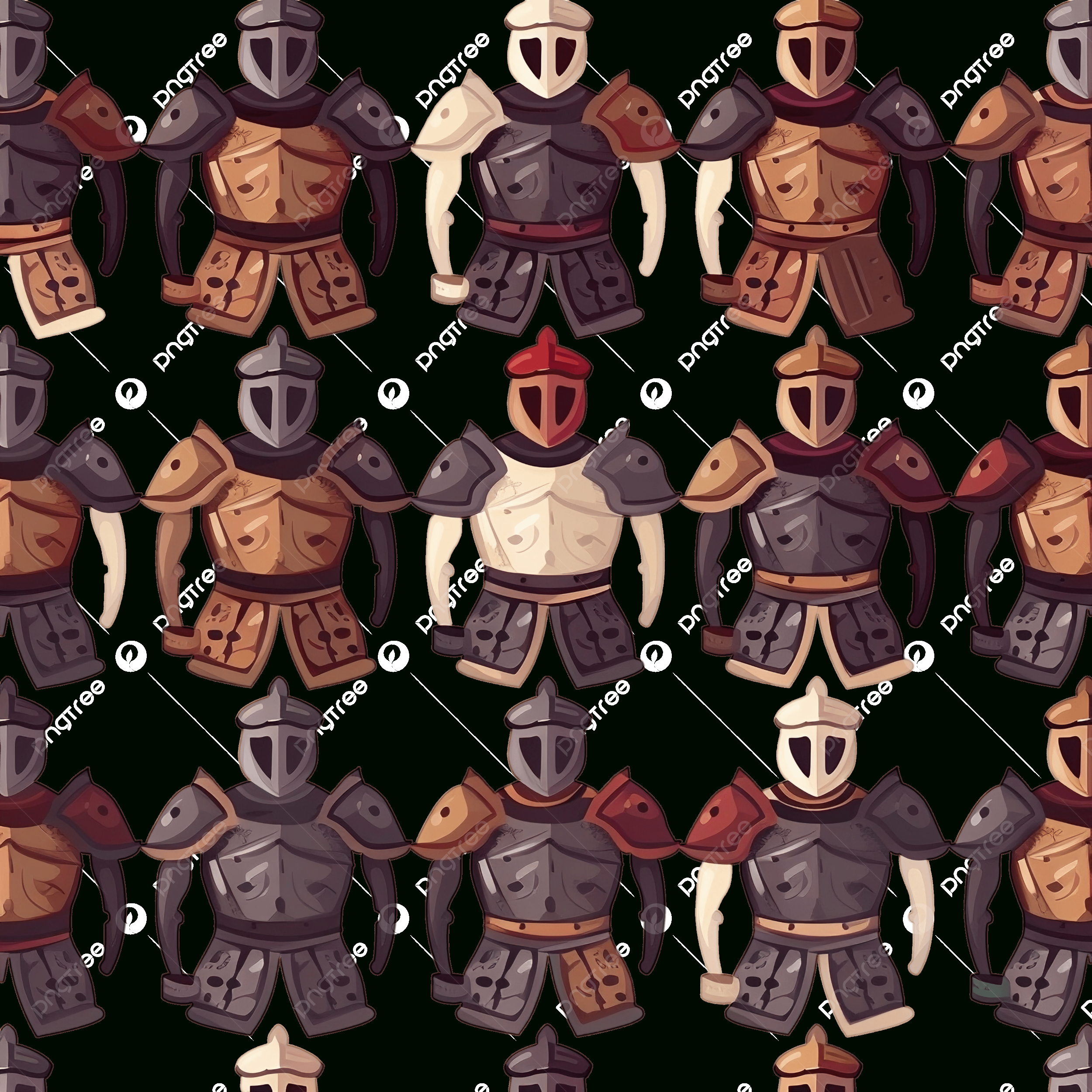 Medieval Armor Pattern Cartoon Style, Cartoon Clipart, Pattern intended for Free Medieval Armor Templates