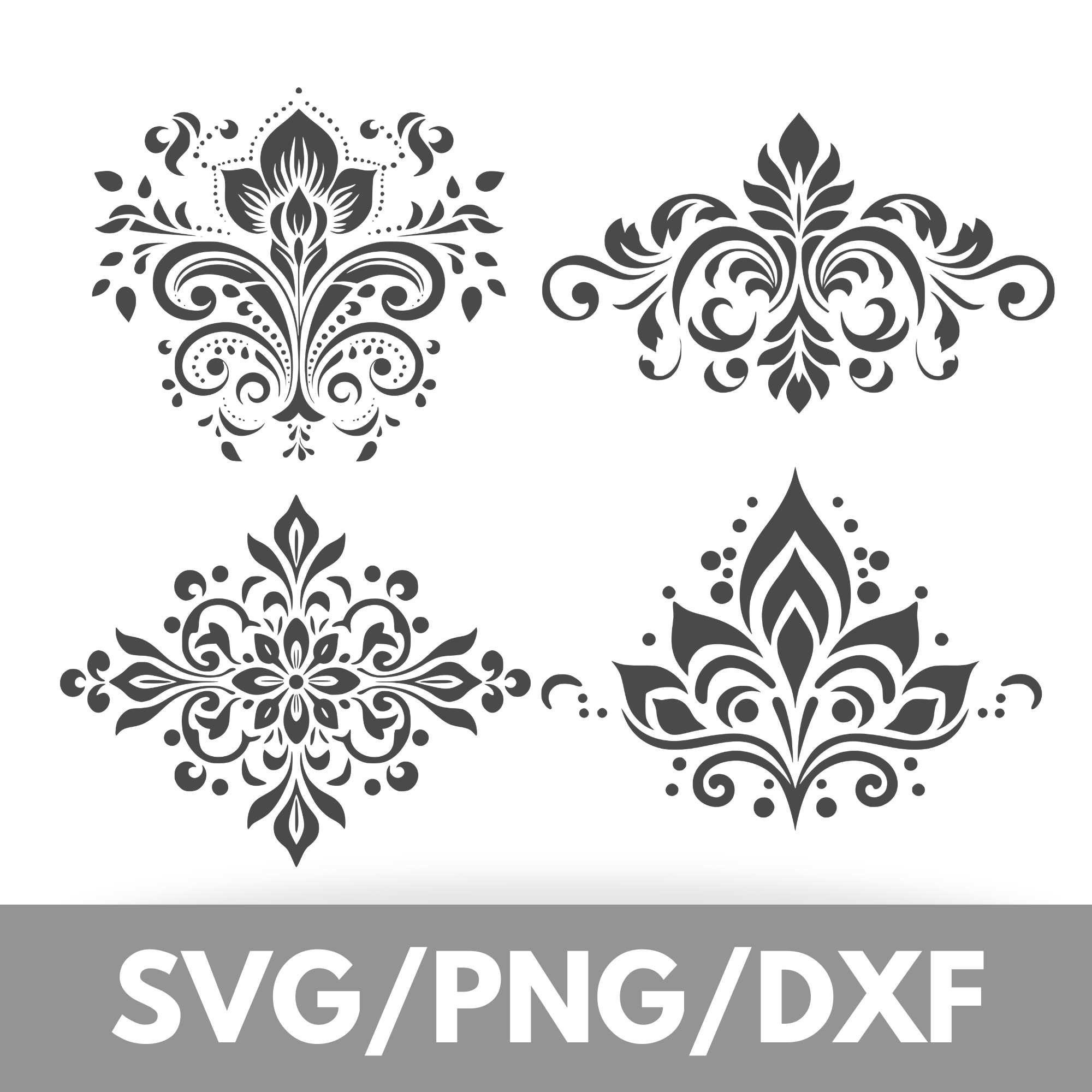 Mehndi Svg Bundle With Henna Stencil, 31 Henna Designs Digital And throughout Simple Printable Henna Stencils