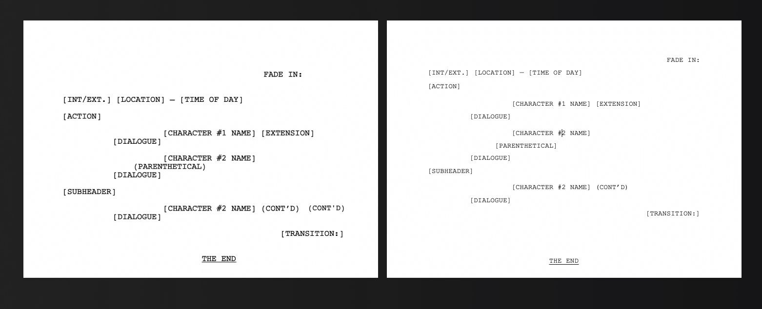 Microsoft Word Screenplay Template — Studiobinder regarding Free Screenplay Template