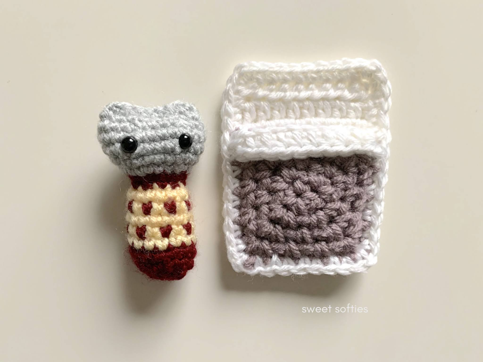 Mini Doll Beds · Free Crochet Pattern - Sweet Softies for Free Printable Crochet Bed Doll Patterns