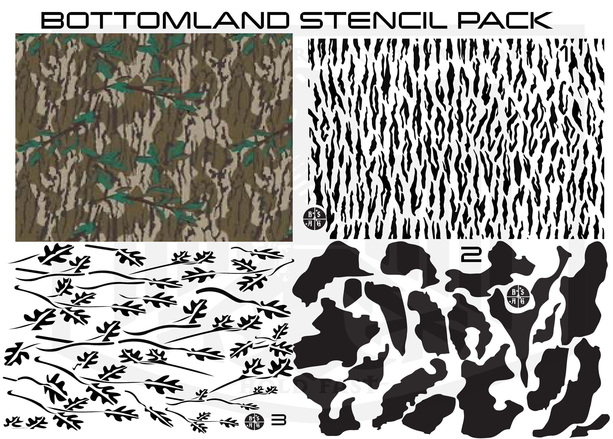 Mossy Oak Bottomland Paint Stencil - Etsy regarding Free Printable Mossy Oak Stencils