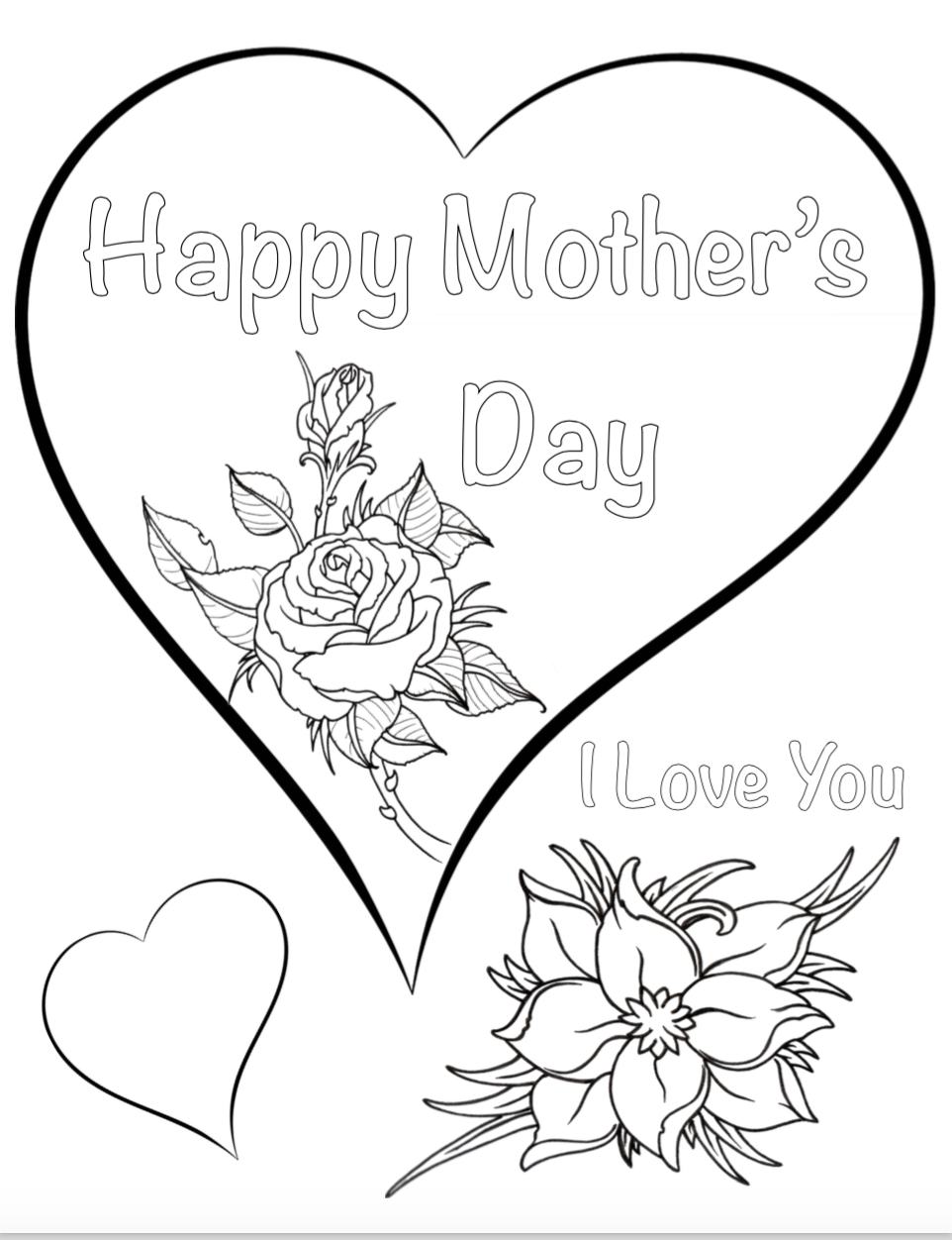 Mother&amp;#039;S, Father&amp;#039;S, Grandparent&amp;#039;S Day, Etc. - The Housewife Modern intended for Free Printable Mothers Day Cards For Grandma to Color