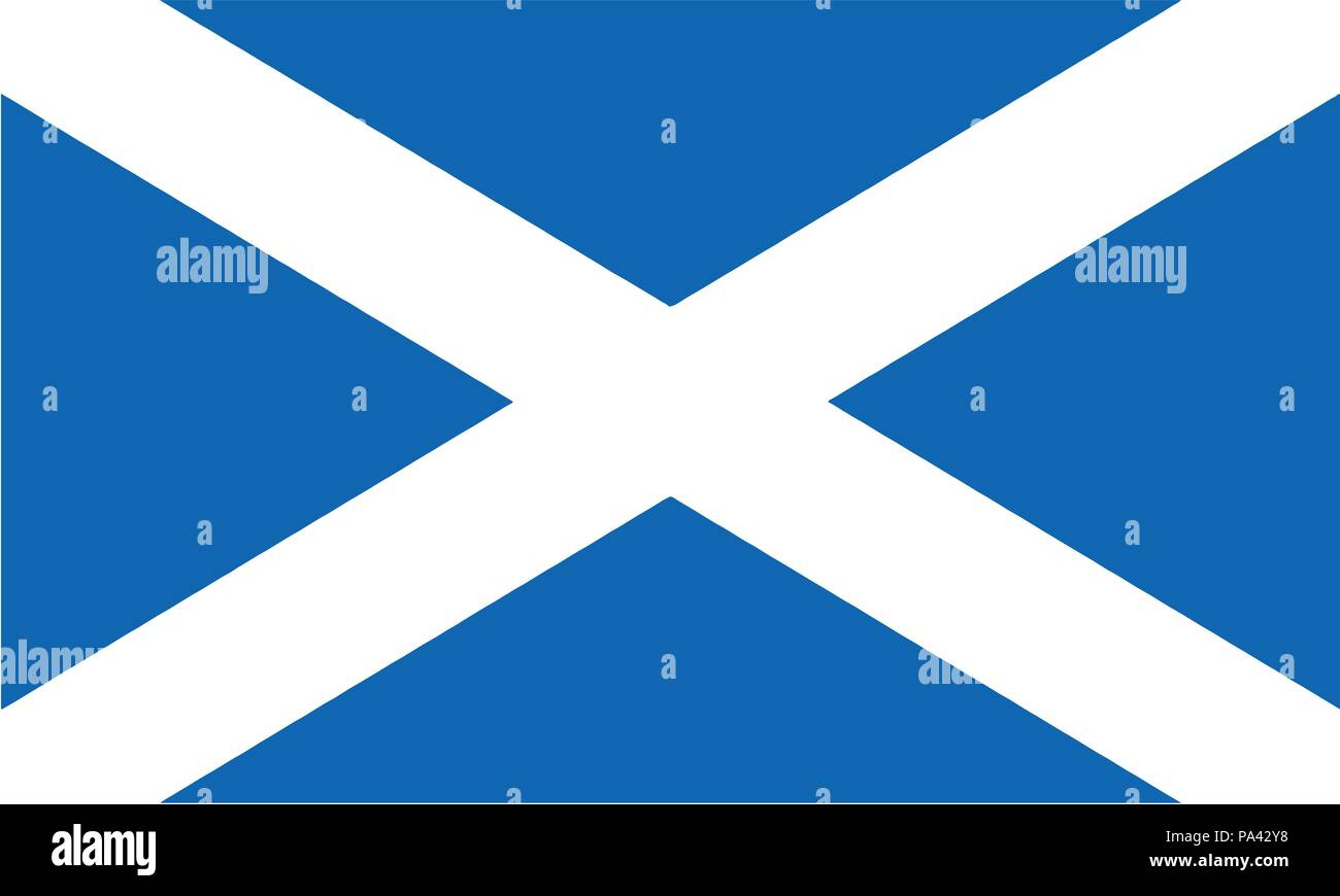 National Flag Scotland Stock Vector Images - Alamy inside Free Printable Scotland Flag