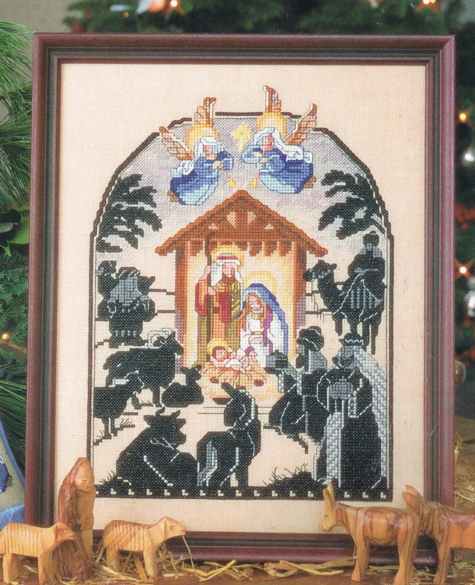Nativity Cross-Stitching Patterns - Mckenzie Sue Makes in Free Printable Nativity Counted Cross Stitch Patterns