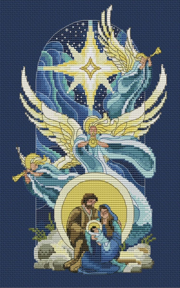 Nativity Cross-Stitching Patterns - Mckenzie Sue Makes in Free Printable Nativity Counted Cross Stitch Patterns