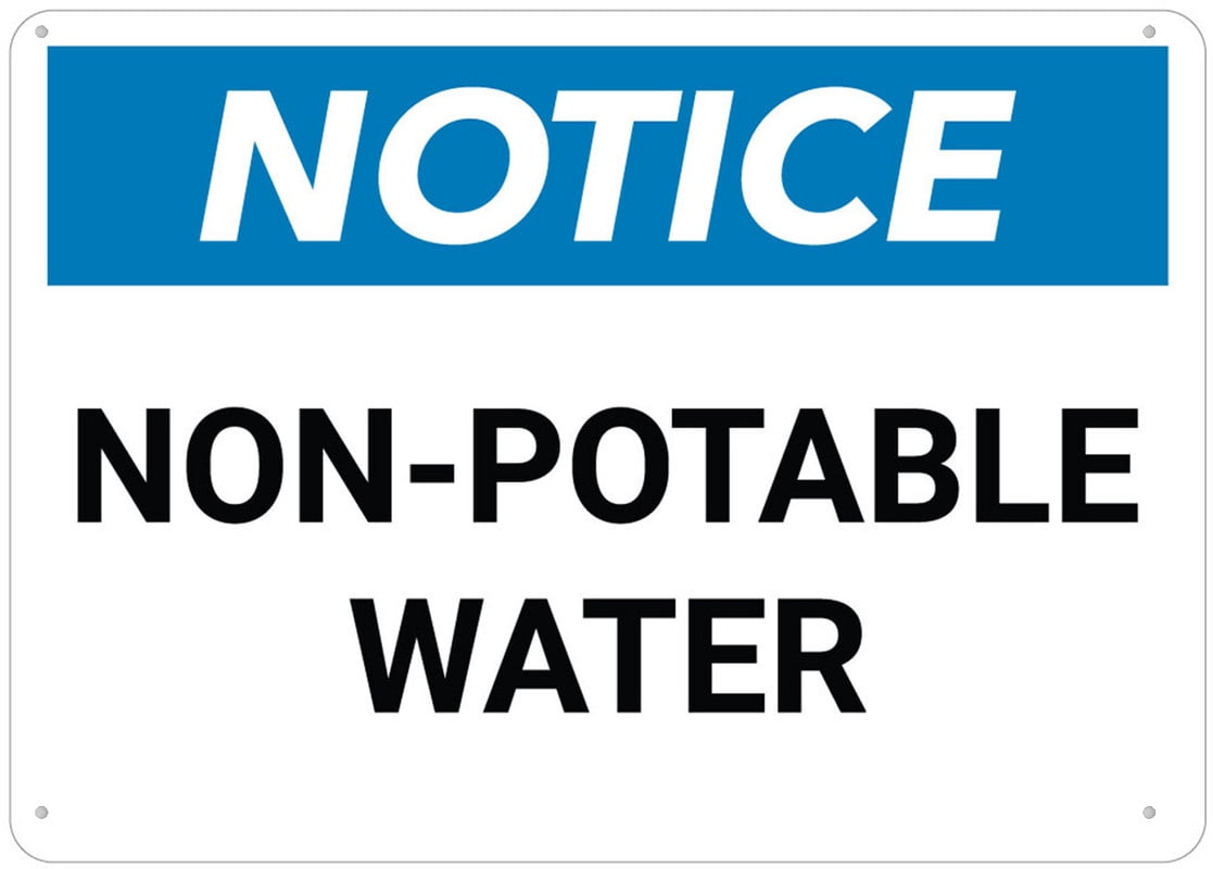 Non Potable Water Signs within Free Printable Non Potable Water Signs