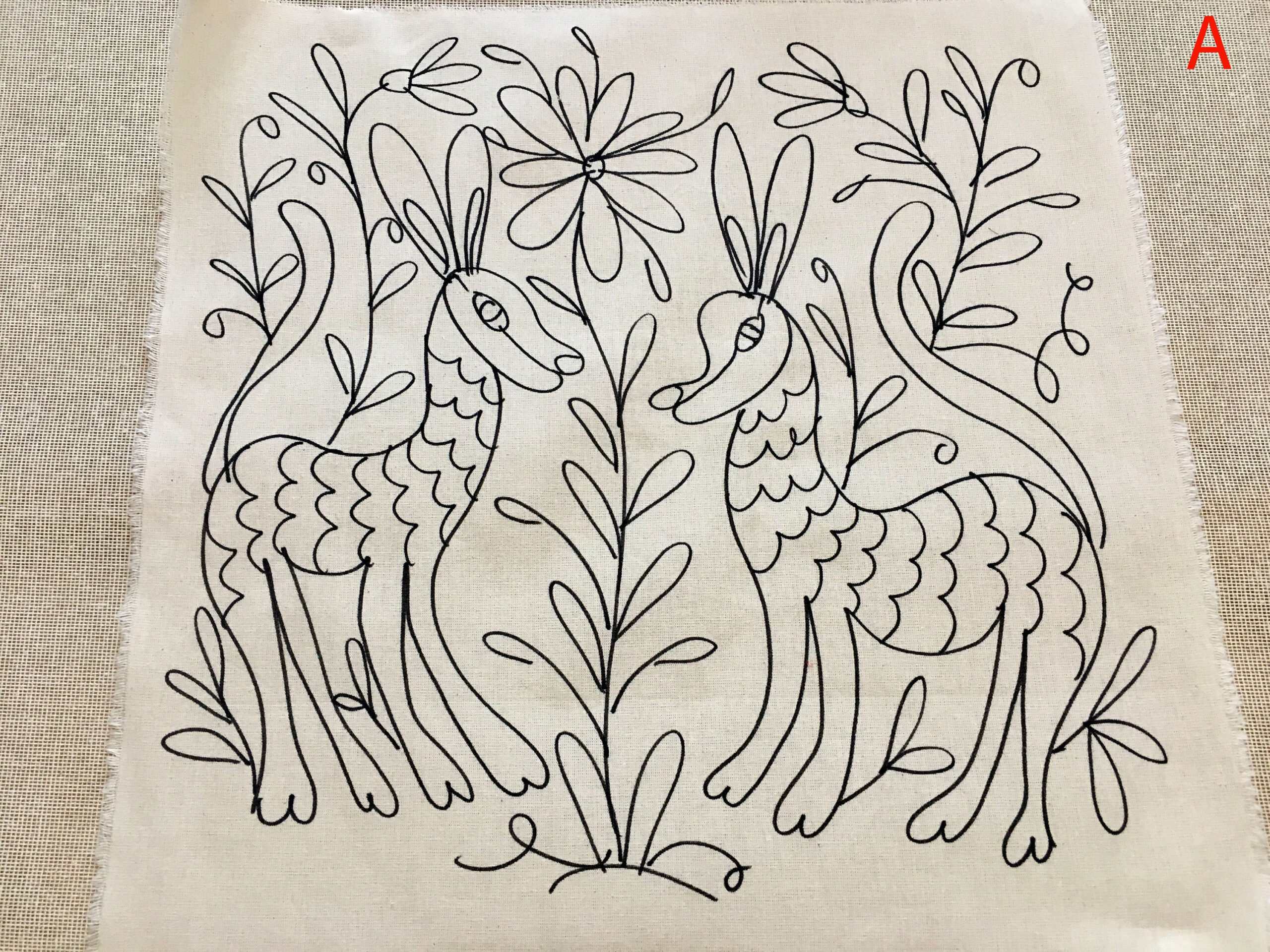 Otomi Stamped Embroidery, Mexican Diy Embroidery Pattern throughout Printable Traditional Mexican Embroidery Patterns