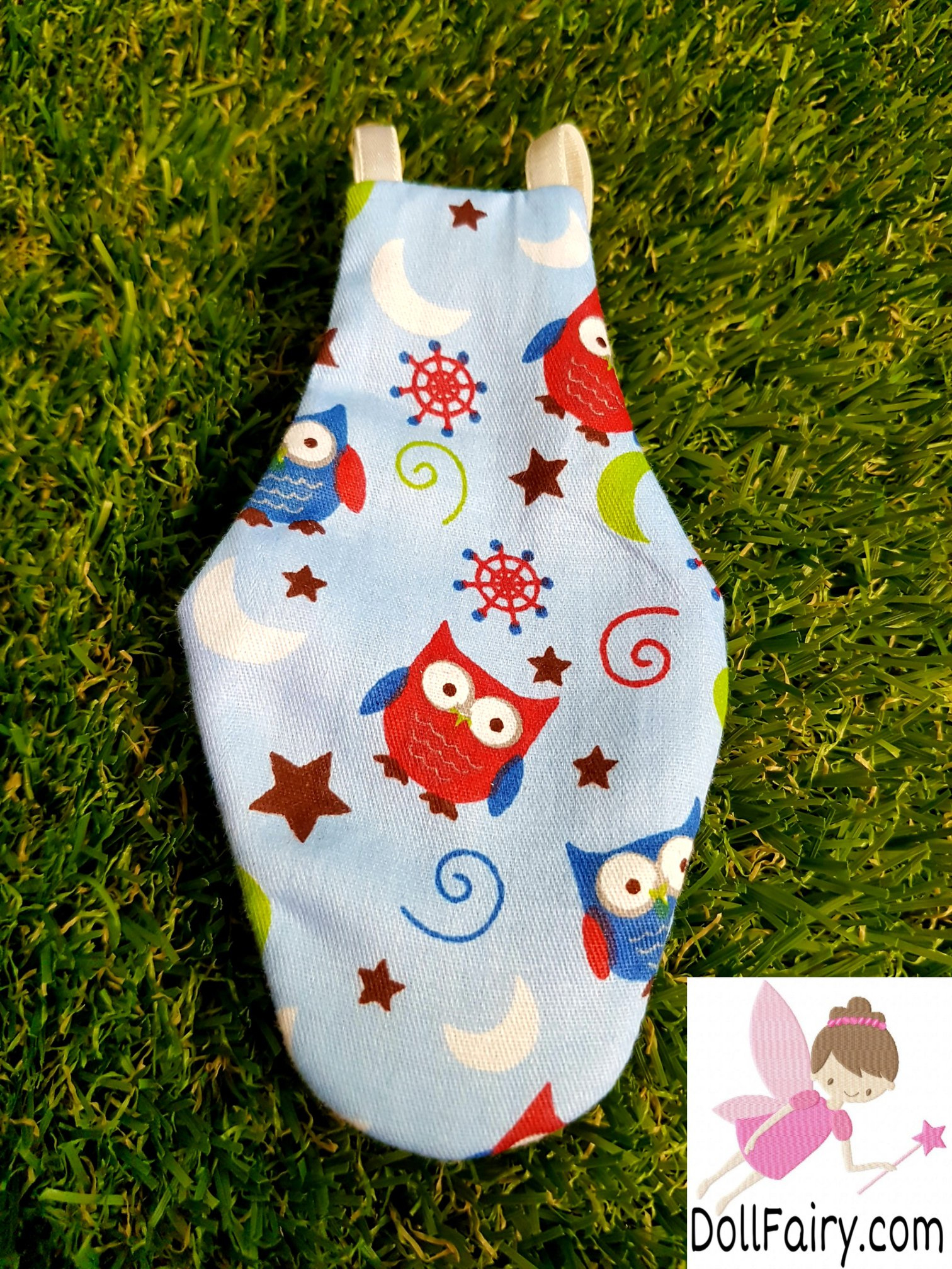 Owl Pattern Bird Diaper Flight Suit – Dollfairy intended for Printable Bird Diaper Sewing Pattern