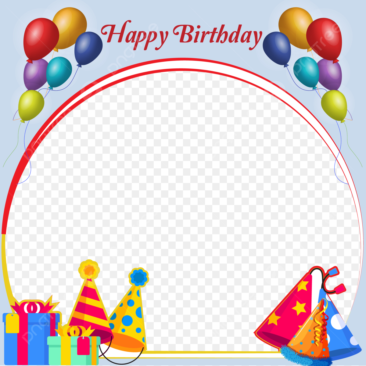 Party Birthday Celebration Vector Design Images, Happy Birthday in Free Birthday Border Templates For Microsoft Word