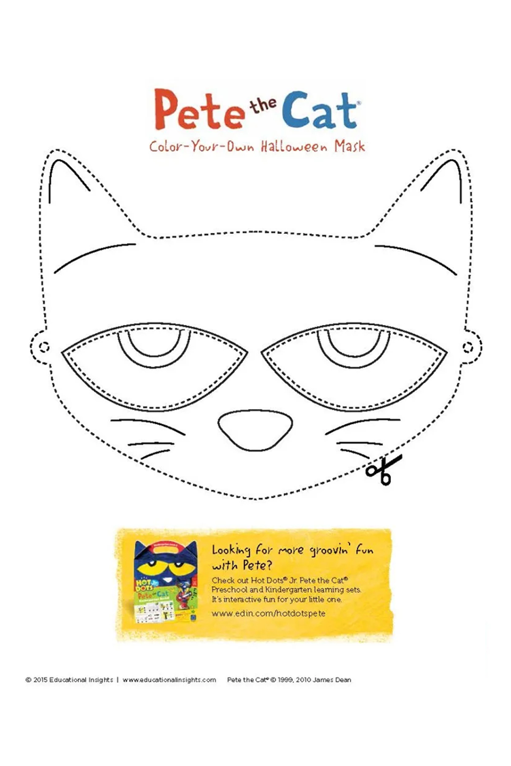 Pete The Cat® Diy Art, Activities, And More! in Free Pete The Cat Mask Template