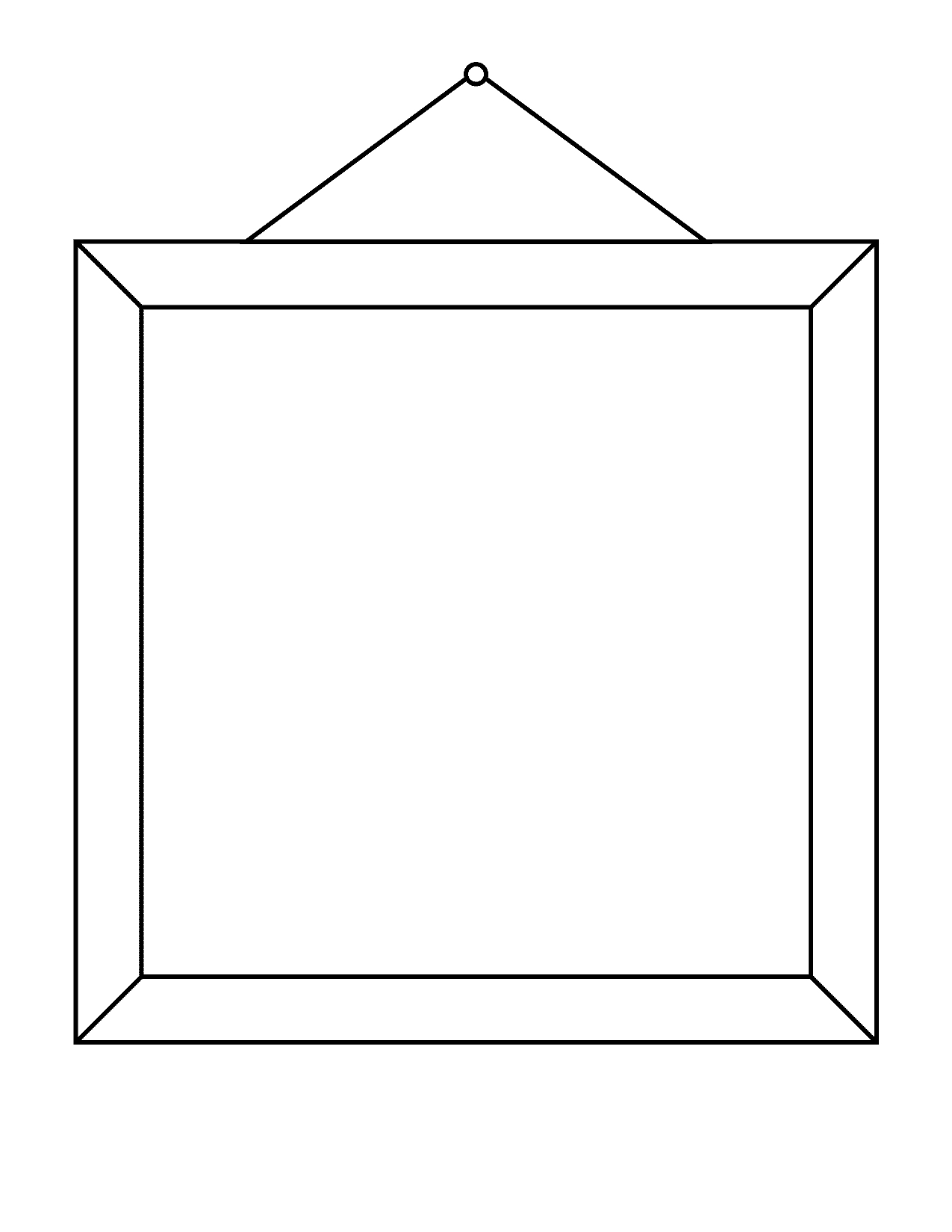 Picture Frame - Free Printable Template | Planerium pertaining to Free Printable Frames