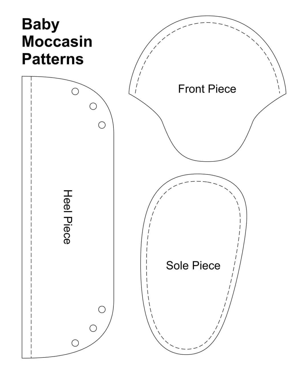 Pinviaro Aldina On Gnomi | Baby Moccasin Pattern, Baby within Free Printable Baby Moccasin Pattern