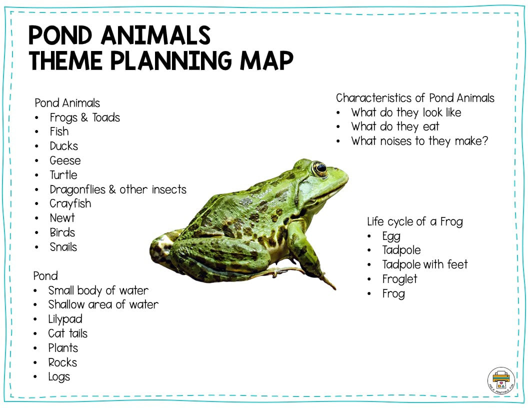 Pond Animals Preschool Activities - Pre-K Printable Fun within Free Pond Life Printables