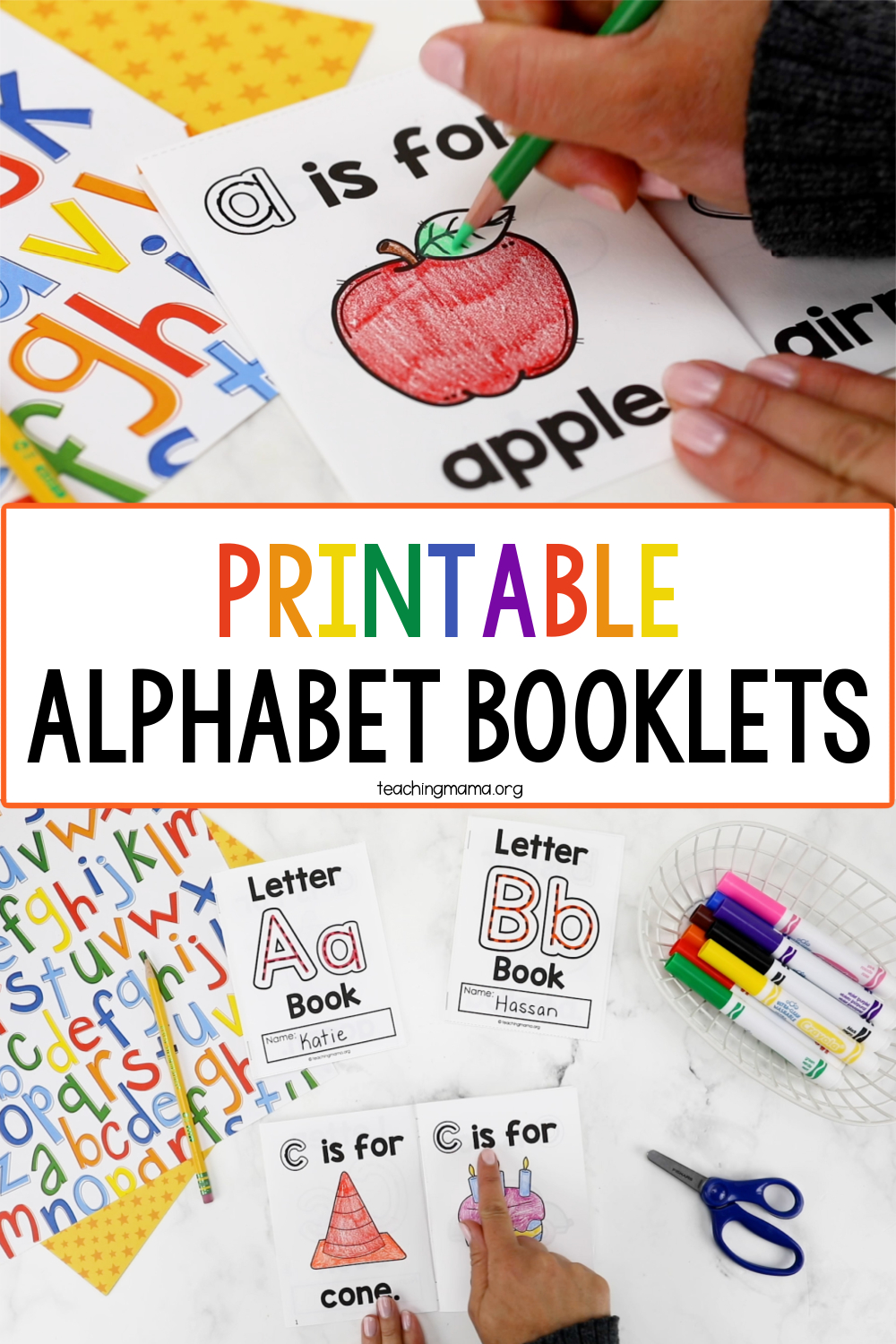 Printable Alphabet Booklets - Teaching Mama with Free Alphabet Flip Book Printable