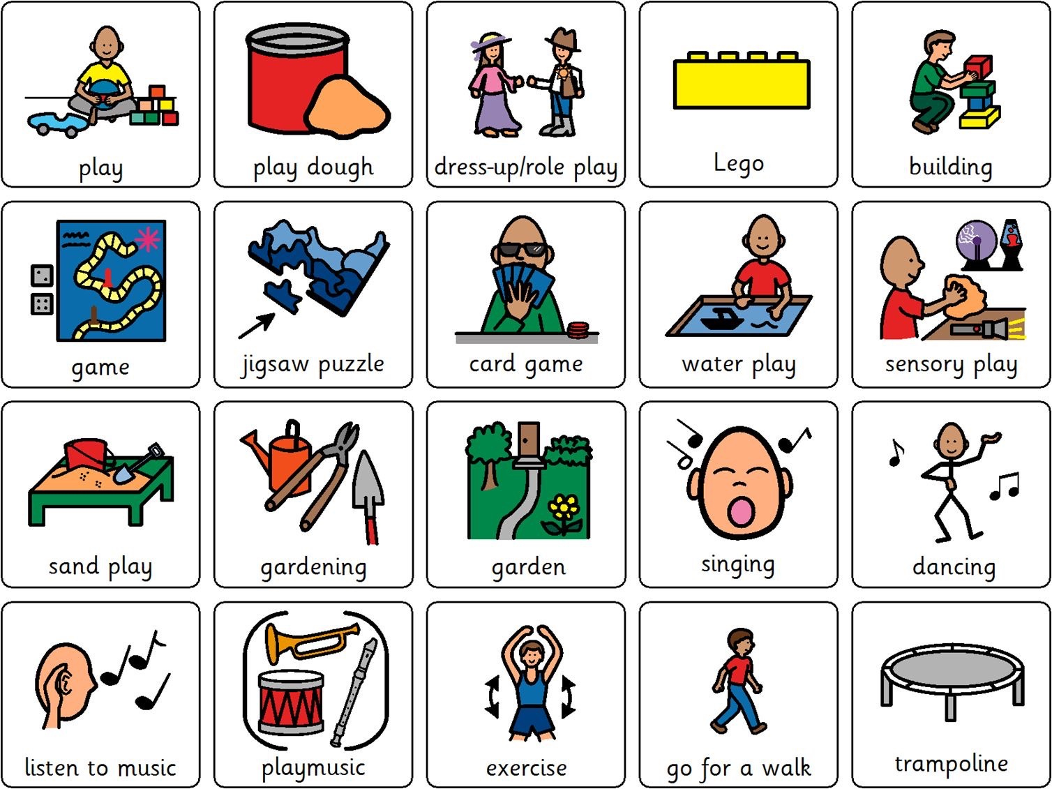 Printable Calm Down Cards Free Boardmaker Symbols To Print throughout Boardmaker Free Printables