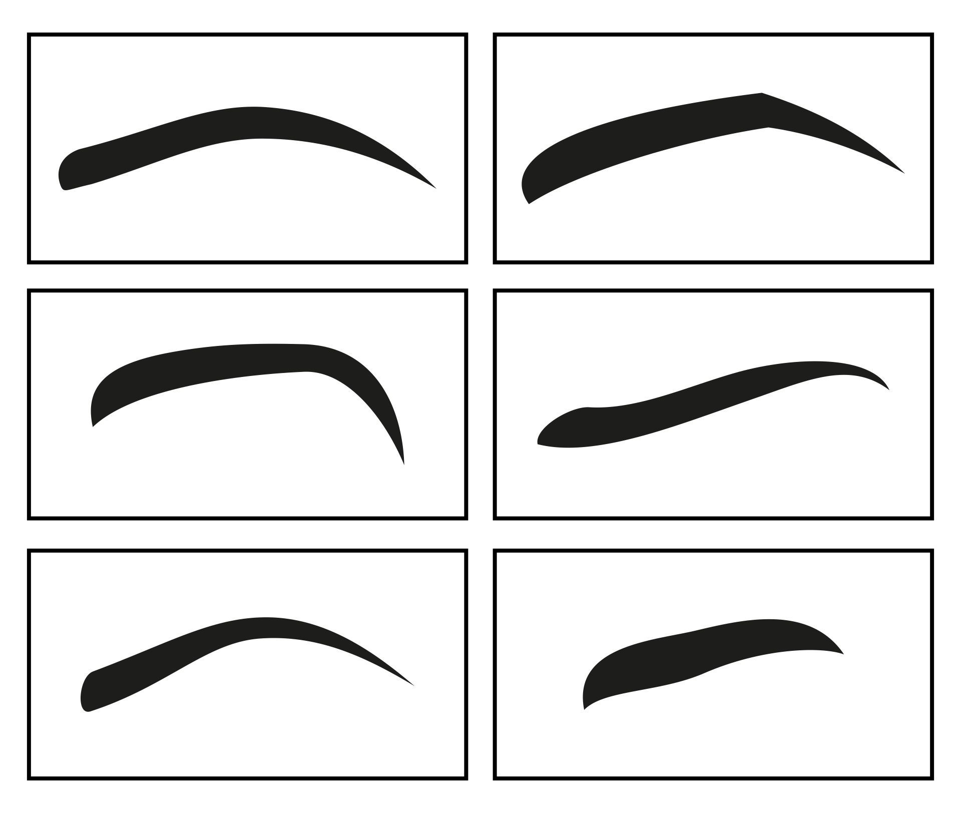 Printable Eyebrow Stencil Template | Eyebrow Stencil, Eyebrows with regard to Free Printable Eyebrow Stencils