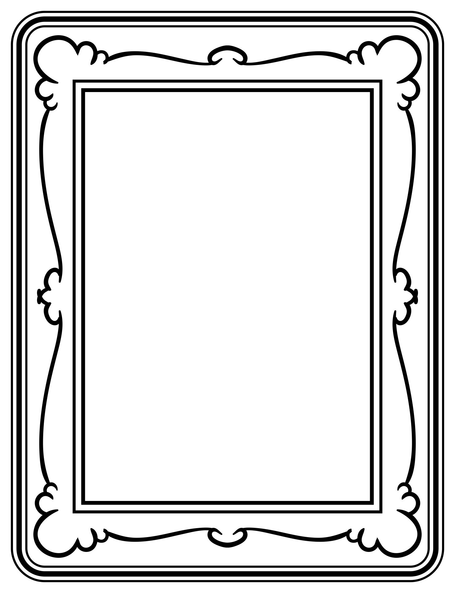 Printable Frames pertaining to Free Printable Frames