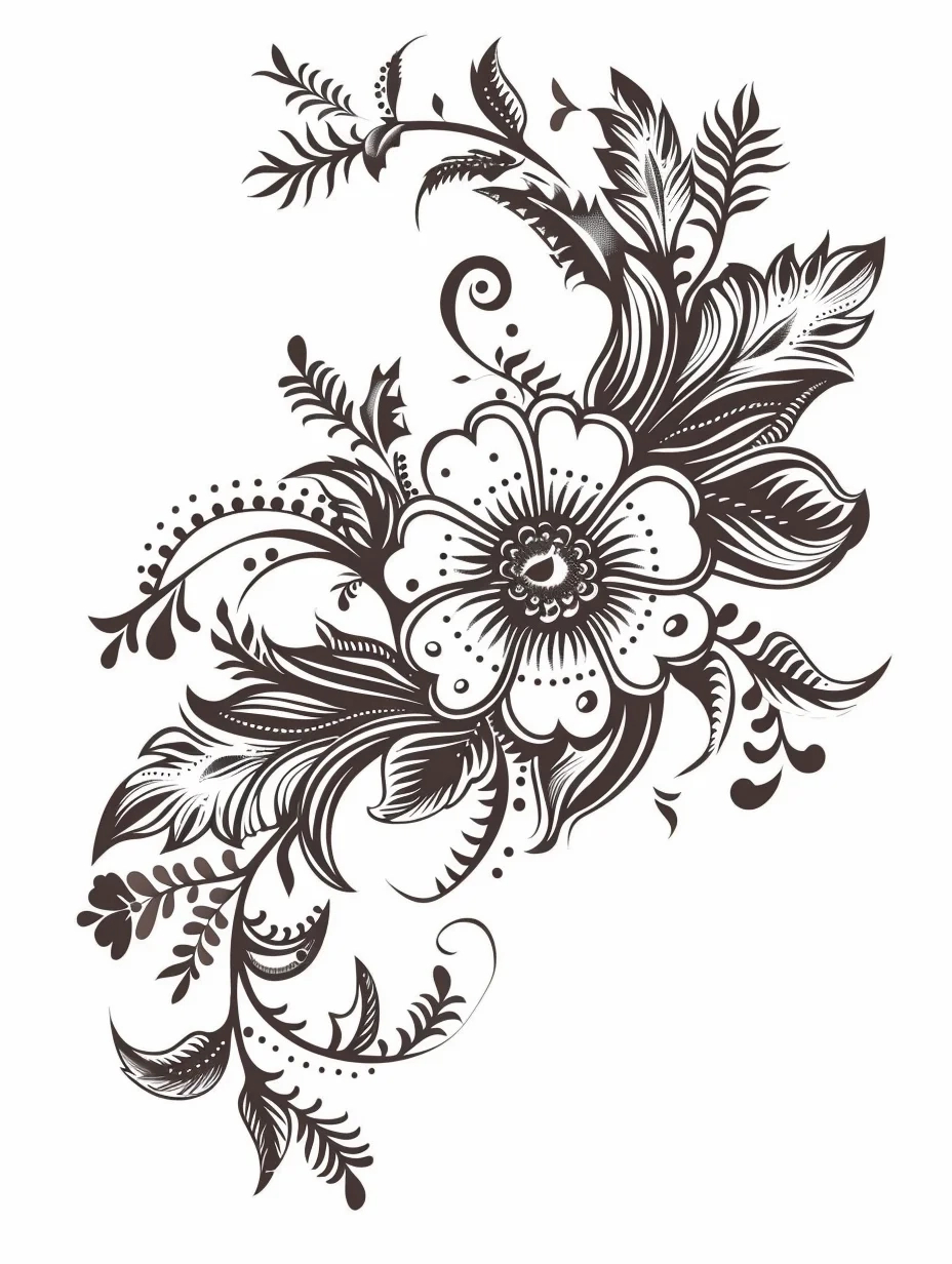 Printable Henna Designs For Hands: Easy &amp;amp; Simple For Beginners with Simple Printable Henna Stencils