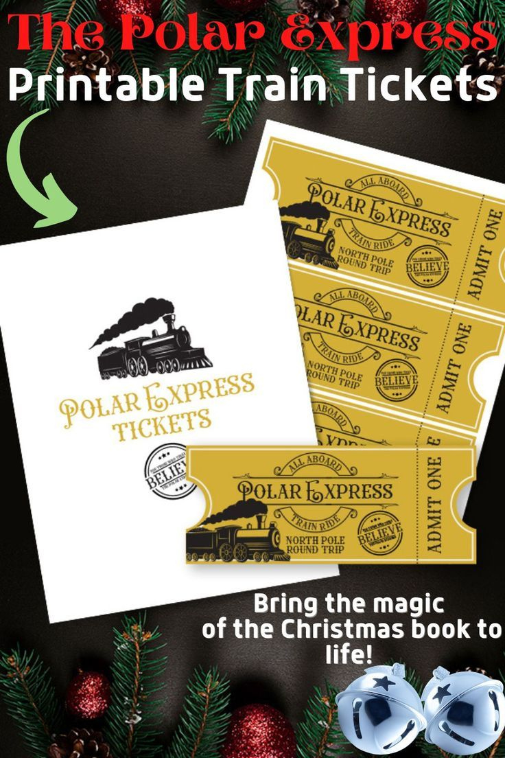Printable Polar Express Train Tickets Pdf inside Free Printable Play Train Tickets