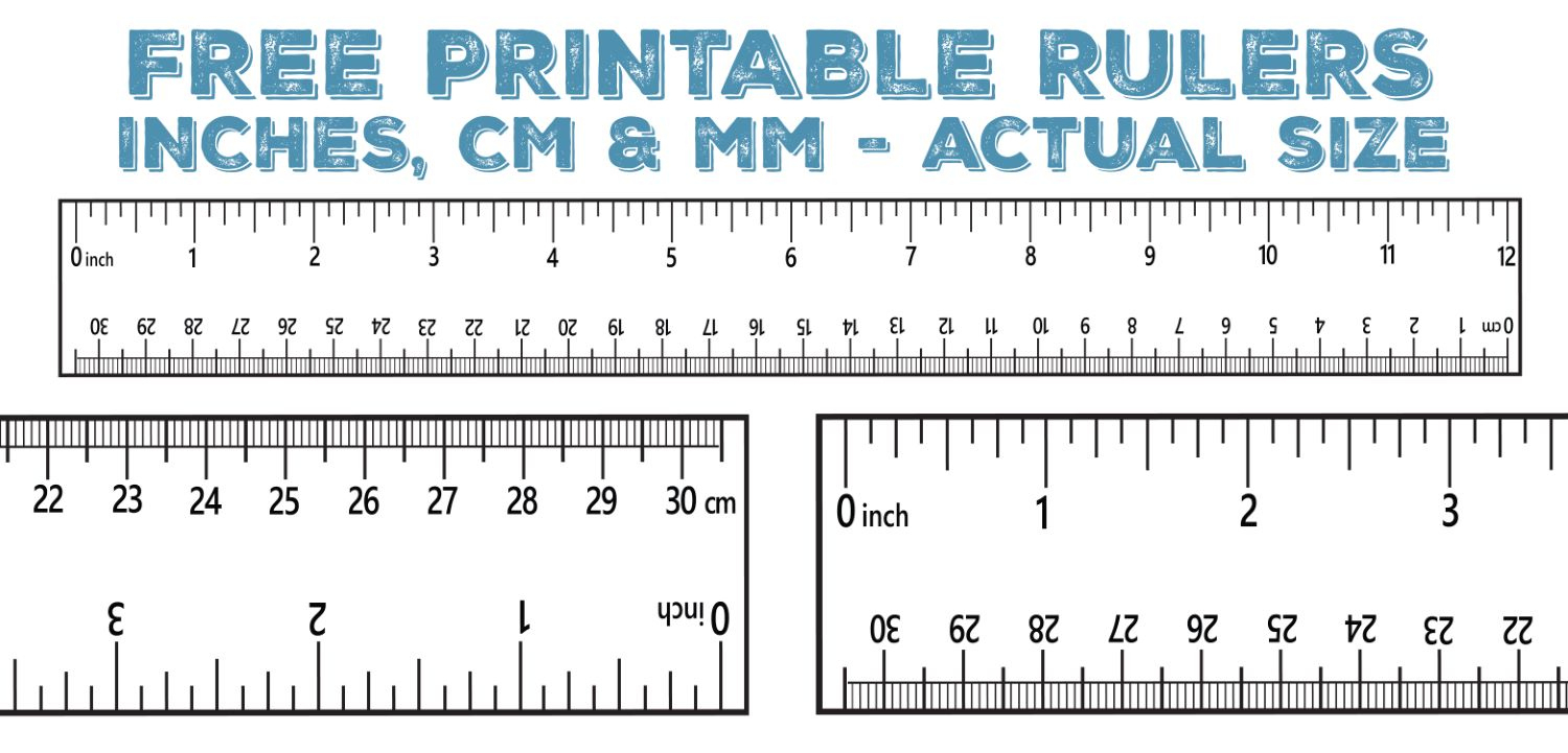 Printable Ruler - Free Accurate Ruler Inches, Cm, Mm - World Of with Free Printable 12 Inch Ruler