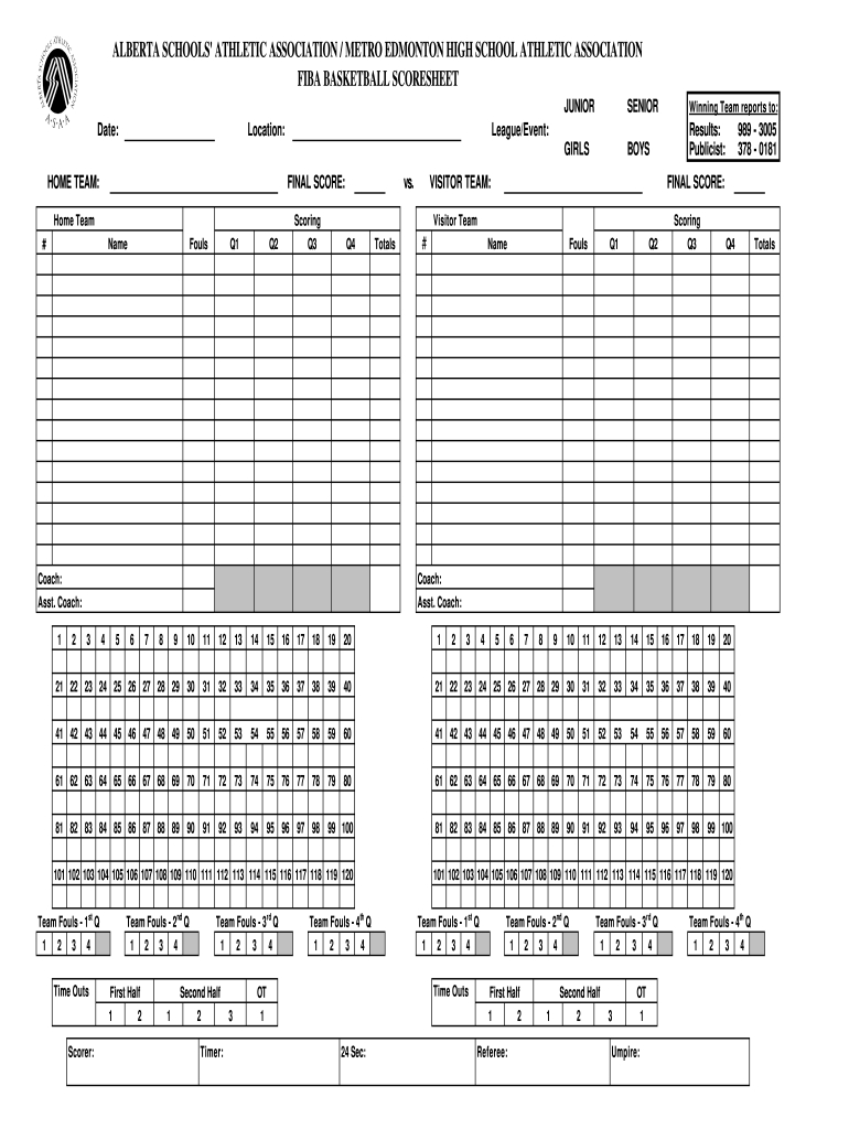 Printable Template Basketball Stat Sheet - Fill Online, Printable with Basketball Stat Sheet Template Free Download
