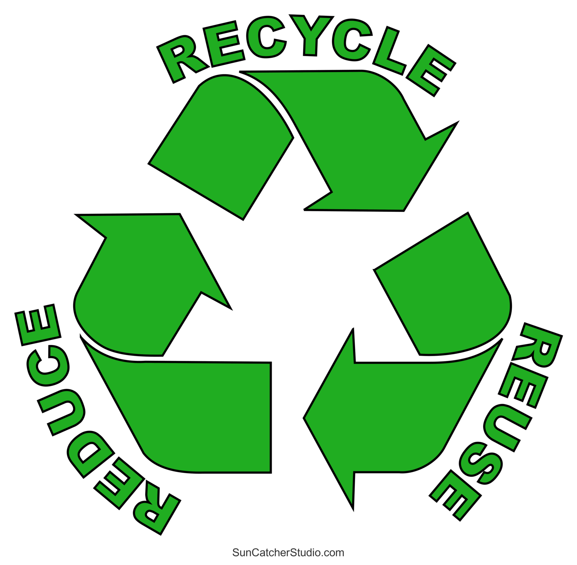 Recycle Symbols And Signs (Printable Logos And Icons) – Free for Free Printable Recycling Signs